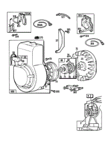Blower Hsg,Rewind,Electrical parts for Briggs & Stratton Engine 081232-0245-99 from AppliancePartsPros.com