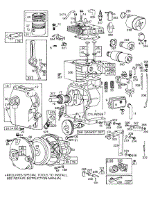 Cylinder,Crankcase,Gear Case parts for Briggs & Stratton Engine 081332-9436-46 from AppliancePartsPros.com