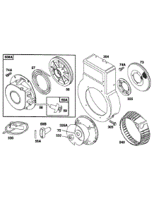 Blower Housing, Rewind Assy. parts for Briggs & Stratton Engine 082231-0325-01 from AppliancePartsPros.com