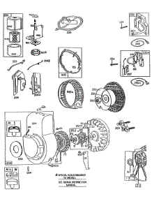 Blower Hsg,Aircleaner,Rewind parts for Briggs & Stratton Engine 082232-0152-99 from AppliancePartsPros.com