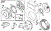 Blower Housing, Rewind Assy.