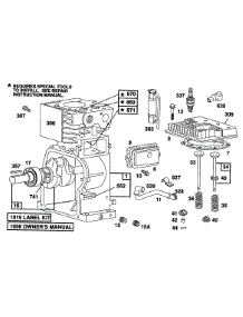 Cylinder Head, Cylinder parts for Briggs & Stratton Engine 082232-0376-99 from AppliancePartsPros.com