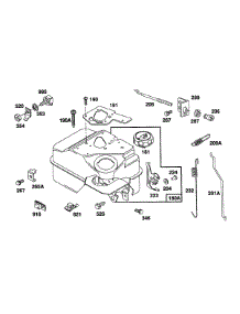 Fuel Tank (2) Quart (Mech.) parts for Briggs & Stratton Engine 082232-0384-01 from AppliancePartsPros.com