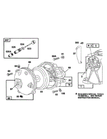 Gear Case Assembly parts for Briggs & Stratton Engine 082232-4035-02 from AppliancePartsPros.com