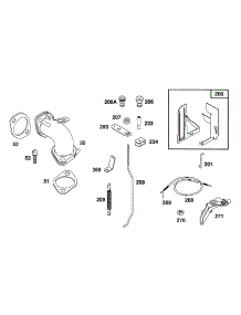 Carburetor Controls & Parts parts for Briggs & Stratton Engine 082331-0130-01 from AppliancePartsPros.com