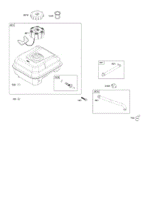 Fuel Supply parts for Briggs & Stratton Engine 083132-0117-B1 from AppliancePartsPros.com