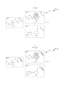 Carburetor parts for Briggs & Stratton Engine 083132-0233-H1 from AppliancePartsPros.com