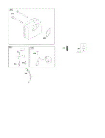 Governor Spring, Ignition, Muffler parts for Briggs & Stratton Engine 084233-0198-E2 from AppliancePartsPros.com