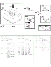 Fuel System parts for Briggs & Stratton Engine 085432-0038-02 from AppliancePartsPros.com