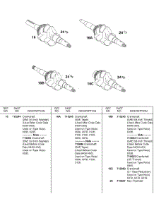 Crankshaft parts for Briggs & Stratton Engine 085432-0235-A1 from AppliancePartsPros.com