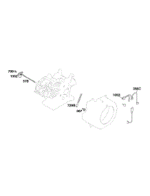 Oil Sensor Group parts for Briggs & Stratton Engine 086432-0137-E1 from AppliancePartsPros.com