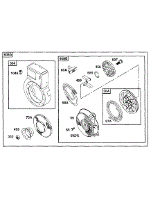Blower Hsg, Rewind Assy parts for Briggs & Stratton Engine 090102-0117-01 from AppliancePartsPros.com