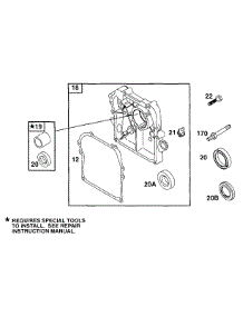 Sump Assy parts for Briggs & Stratton Engine 090102-0130-01 from AppliancePartsPros.com