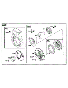 Blower Hsg, Rewind Assy parts for Briggs & Stratton Engine 090252-0108-01 from AppliancePartsPros.com