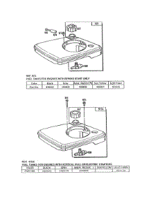 Fuel Tank Assemblies parts for Briggs & Stratton Engine 090788-0124-02 from AppliancePartsPros.com