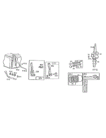Piston Group Governor Levers parts for Briggs & Stratton Engine 091702-0127-01 from AppliancePartsPros.com
