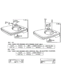 Fuel Tank Assemblies & Parts parts for Briggs & Stratton Engine 091708-0121-01 from AppliancePartsPros.com