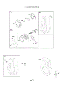 Blower Housing / Shrouds, Rewind Starter / Blower Housing parts for Briggs & Stratton Engine 092232-0118-01 from AppliancePartsPros.com