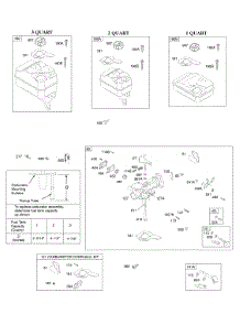 Carburetor, Carburetor Overhaul Kit, Fuel Supply parts for Briggs & Stratton Engine 092232-1249-E1 from AppliancePartsPros.com