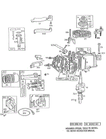 Cylinder Assy, Piston Assy parts for Briggs & Stratton Engine 092502-3110-01 from AppliancePartsPros.com
