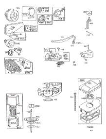 Mufflers, Air Cleaners parts for Briggs & Stratton Engine 092502-3138-01 from AppliancePartsPros.com