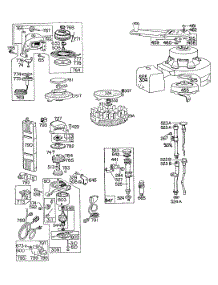 Rewind,Vert. Pull,Oil Fill parts for Briggs & Stratton Engine 092508-0758-99 from AppliancePartsPros.com