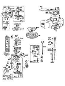 Rewind,Vert. Pull,Oil Fill parts for Briggs & Stratton Engine 092902-0740-99 from AppliancePartsPros.com