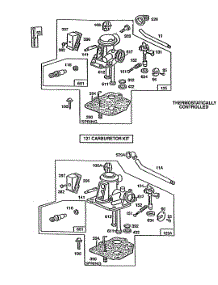 Pulsa Prm & Pulsa Jet Carbs. parts for Briggs & Stratton Engine 092908-5192-01 from AppliancePartsPros.com