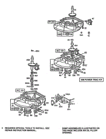 (3) Sump Bases parts for Briggs & Stratton Engine 092908-5232-01 from AppliancePartsPros.com