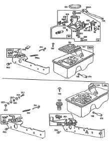 Carburetor And Air Cleaners parts for Briggs & Stratton Engine 092982-5246-01 from AppliancePartsPros.com