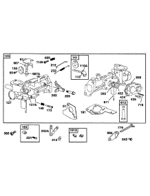 Carburetor Assy parts for Briggs & Stratton Engine 093212-0104-01 from AppliancePartsPros.com