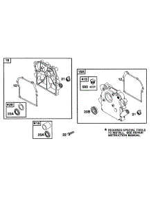 Crankcase Cvrs parts for Briggs & Stratton Engine 093232-0540-01 from AppliancePartsPros.com