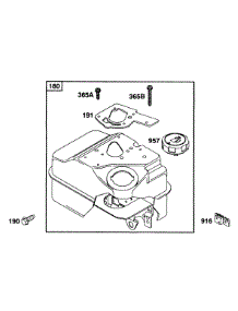 Fuel Tank parts for Briggs & Stratton Engine 093232-0540-01 from AppliancePartsPros.com