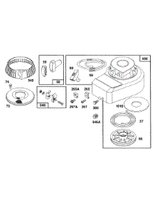 Blower Hsg., Rewind Assembly parts for Briggs & Stratton Engine 093902-0138-01 from AppliancePartsPros.com