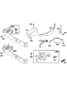 Control Brackets And Wires parts for Briggs & Stratton Engine 093902-3615-01 from AppliancePartsPros.com