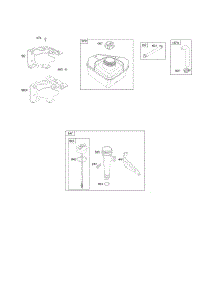 Fuel Supply, Lubrication parts for Briggs & Stratton Engine 094332-0119-B1 from AppliancePartsPros.com
