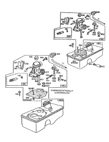 Carburetor & Fuel Tank Assy. parts for Briggs & Stratton Engine 094508-0619-01 from AppliancePartsPros.com