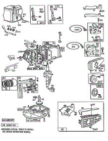Cylinder,Mufflers,Piston Grp parts for Briggs & Stratton Engine 094508-5917-02 from AppliancePartsPros.com