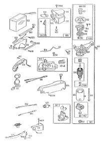 Electric Start, Electrical parts for Briggs & Stratton Engine 094908-0632-01 from AppliancePartsPros.com