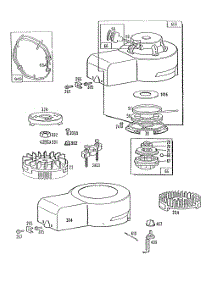 Blower Hsg,Rewind,Vert Pull parts for Briggs & Stratton Engine 094988-0552-01 from AppliancePartsPros.com