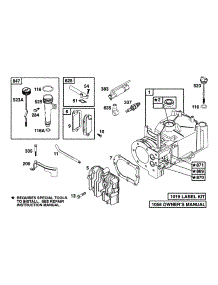 Cylinder, Head, Oil Fill parts for Briggs & Stratton Engine 095902-0219-01 from AppliancePartsPros.com