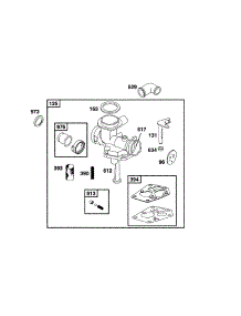 Carburetor Assy parts for Briggs & Stratton Engine 095902-0226-01 from AppliancePartsPros.com