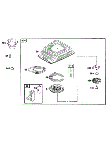Rewind Assy parts for Briggs & Stratton Engine 097777-0102-01 from AppliancePartsPros.com
