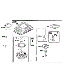 Rewind Assy parts for Briggs & Stratton Engine 097777-0102-01 from AppliancePartsPros.com