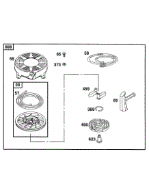 Rewind Assy parts for Briggs & Stratton Engine 099777-0950-A1 from AppliancePartsPros.com