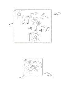Carburetor, Fuel Supply parts for Briggs & Stratton Engine 09C902-0330-02 from AppliancePartsPros.com