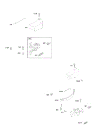 Brake parts for Briggs & Stratton Engine 09D902-2001-E1 from AppliancePartsPros.com