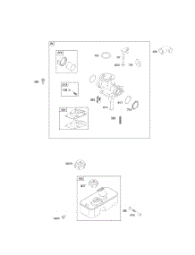 Carburetor, Fuel Supply parts for Briggs & Stratton Engine 09D902-2060-B1 from AppliancePartsPros.com