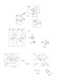 Camshaft, Crankcase Cover / Sump, Crankshaft, Piston / Rings / Connecting Rod parts for Briggs & Stratton Engine 09D902-2113-E1 from AppliancePartsPros.com