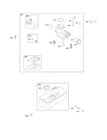 Carburetor, Fuel Supply parts for Briggs & Stratton Engine 09E902-0100-B1 from AppliancePartsPros.com